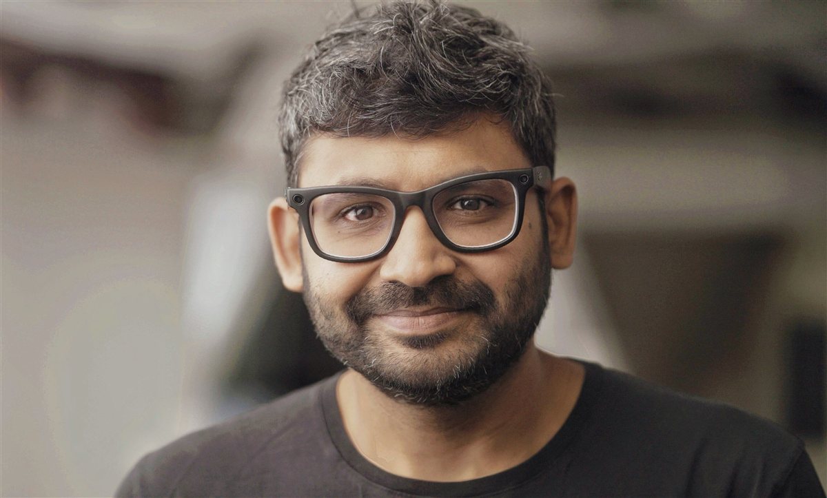 Portrait of Parag Agrawal, former CEO of Twitter.