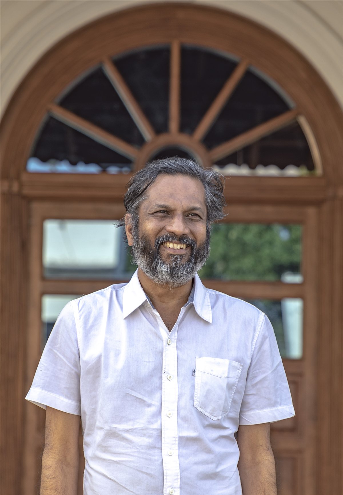 Portrait of Sridhar Vembu, co-founder of Zoho.
